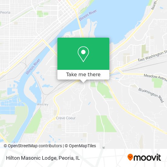 Hilton Masonic Lodge map