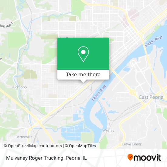 Mulvaney Roger Trucking map