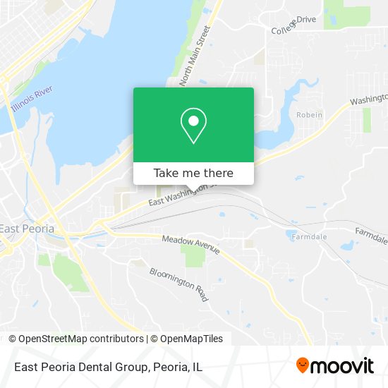 Mapa de East Peoria Dental Group