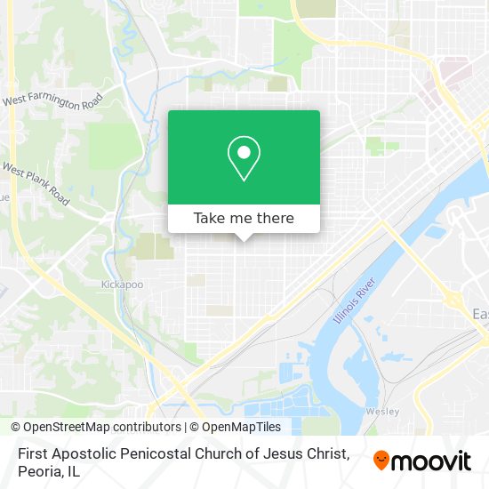 First Apostolic Penicostal Church of Jesus Christ map