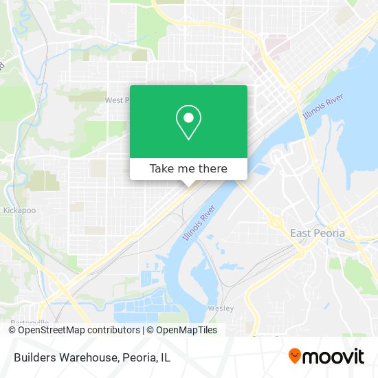 Builders Warehouse map