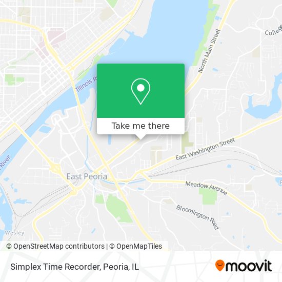 Simplex Time Recorder map