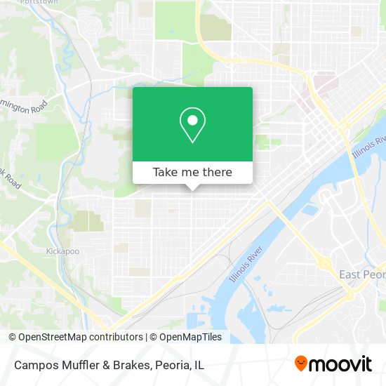 Campos Muffler & Brakes map