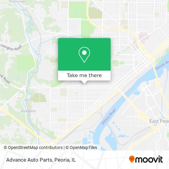 Advance Auto Parts map