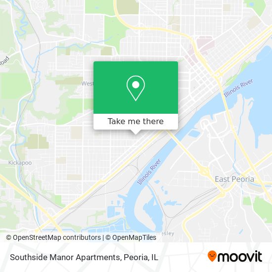 Southside Manor Apartments map