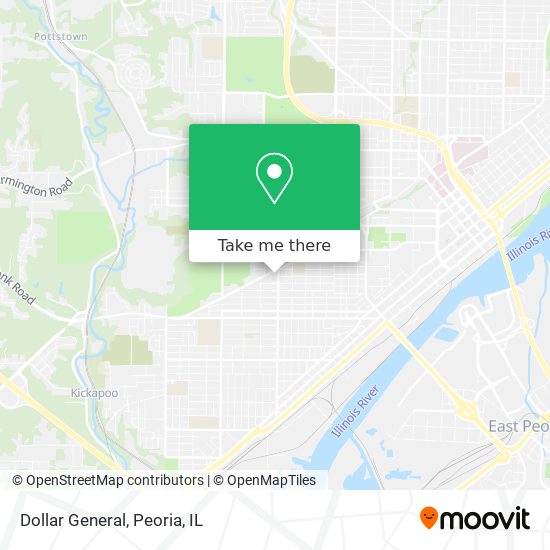 Mapa de Dollar General