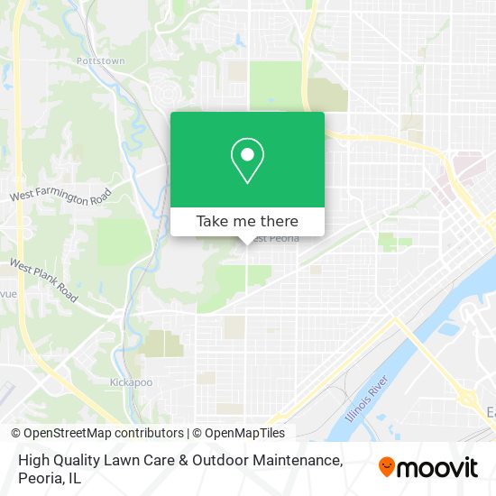 High Quality Lawn Care & Outdoor Maintenance map