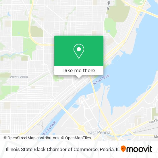 Mapa de Illinois State Black Chamber of Commerce