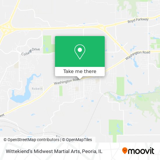 Wittekiend's Midwest Martial Arts map