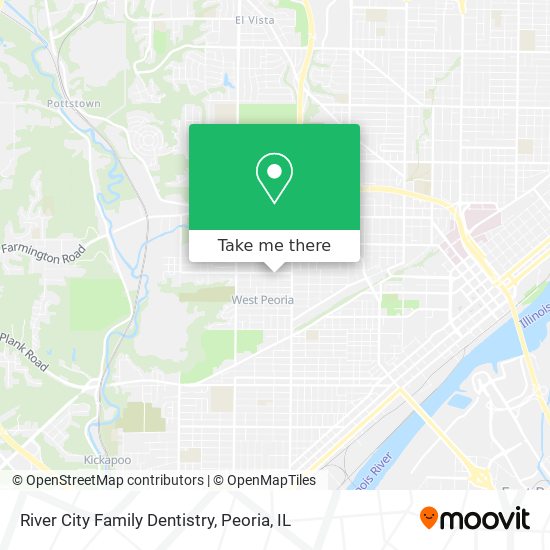 River City Family Dentistry map