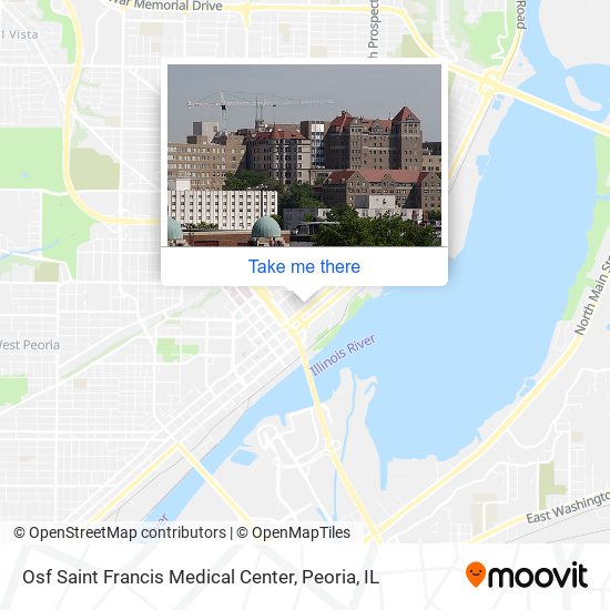 Osf Saint Francis Medical Center map
