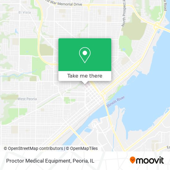 Proctor Medical Equipment map