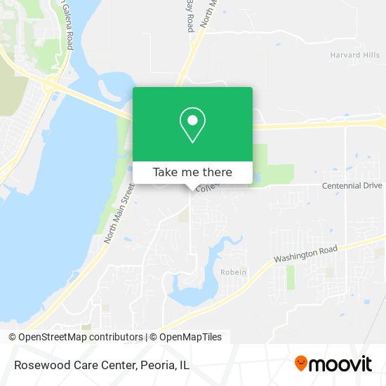 Rosewood Care Center map