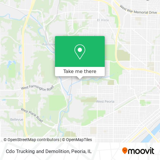 Cdo Trucking and Demolition map