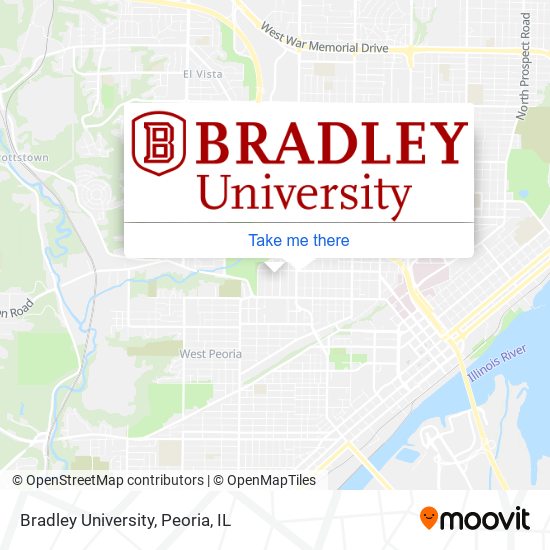 Bradley University map