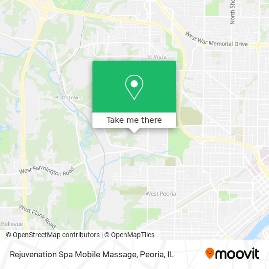 Rejuvenation Spa Mobile Massage map