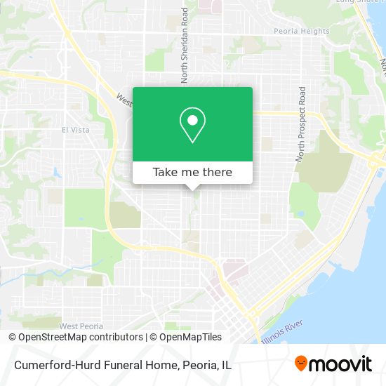 Cumerford-Hurd Funeral Home map