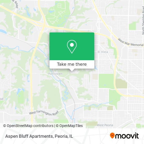 Aspen Bluff Apartments map