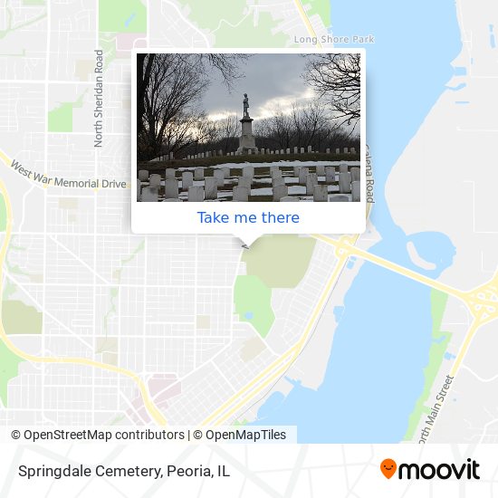 Springdale Cemetery map