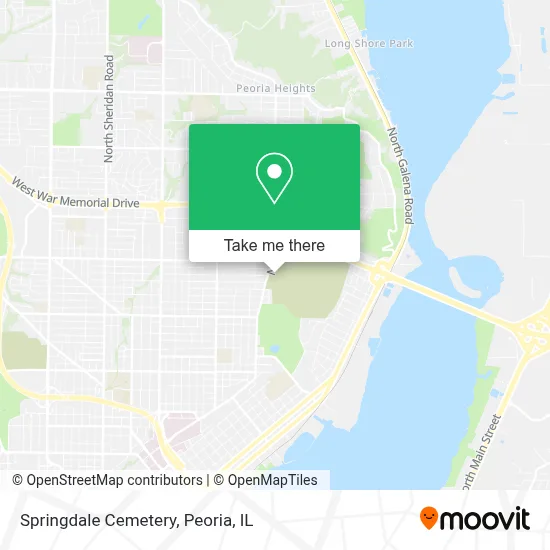 Springdale Cemetery map