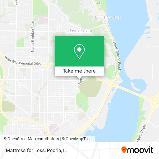 Mattress for Less map