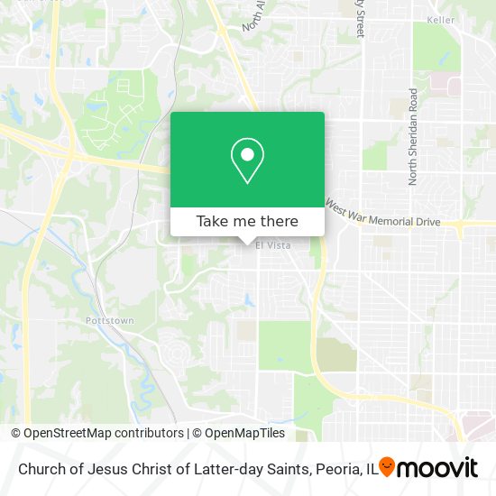 Mapa de Church of Jesus Christ of Latter-day Saints