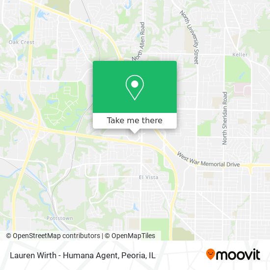 Lauren Wirth - Humana Agent map