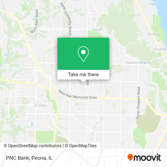 PNC Bank map
