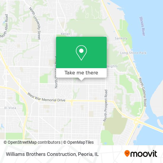 Williams Brothers Construction map