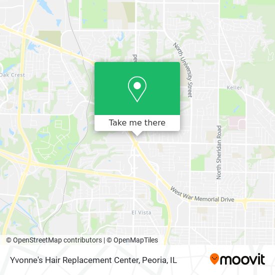 Yvonne's Hair Replacement Center map