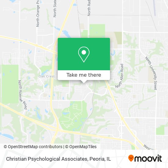 Christian Psychological Associates map