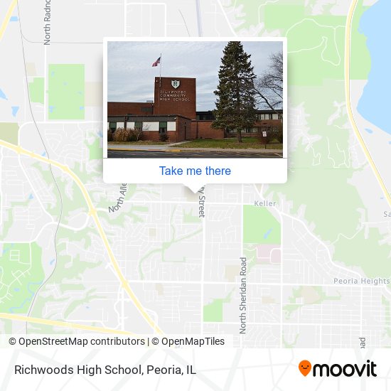 Richwoods High School map
