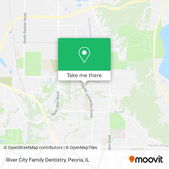River City Family Dentistry map
