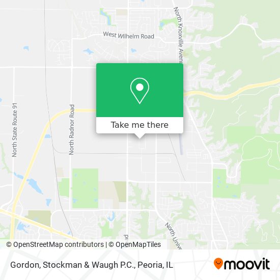 Gordon, Stockman & Waugh P.C. map