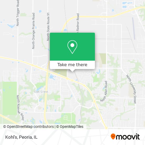 Kohl's map