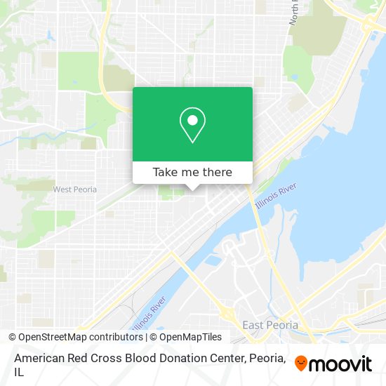 American Red Cross Blood Donation Center map