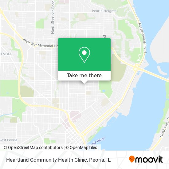 Heartland Community Health Clinic map