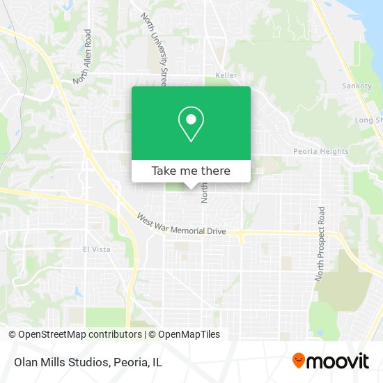 Mapa de Olan Mills Studios