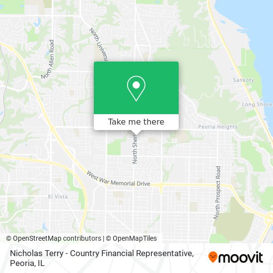 Nicholas Terry - Country Financial Representative map