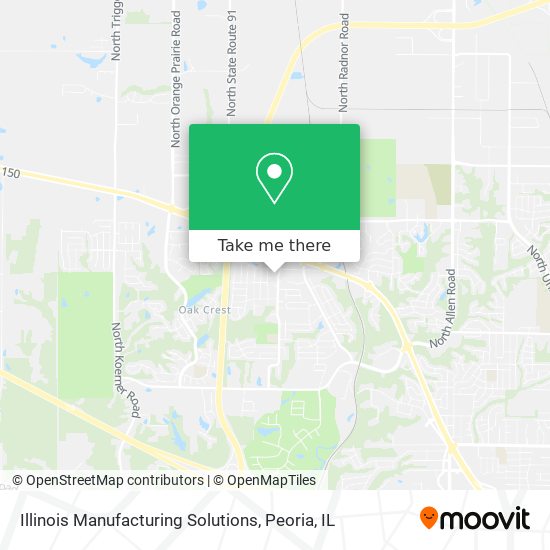 Illinois Manufacturing Solutions map