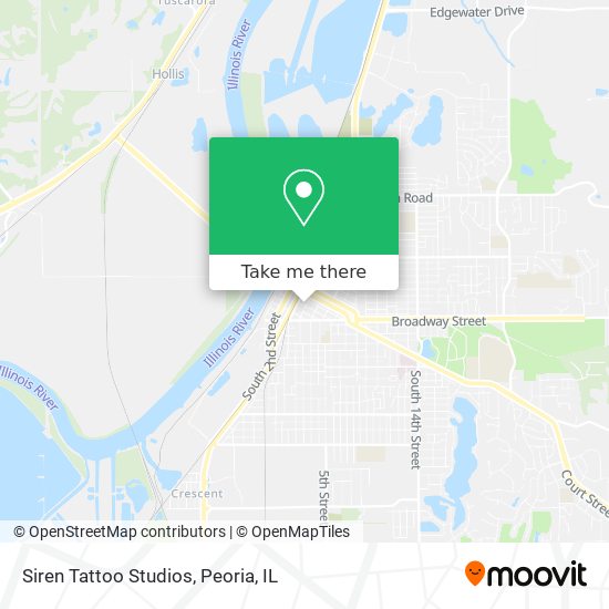 Siren Tattoo Studios map