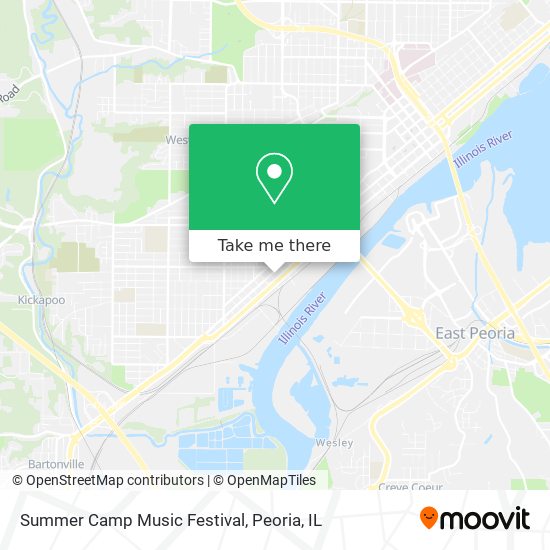 Summer Camp Music Festival map