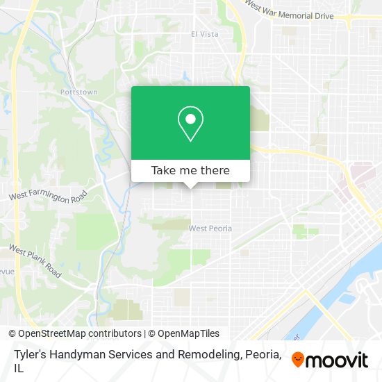 Tyler's Handyman Services and Remodeling map