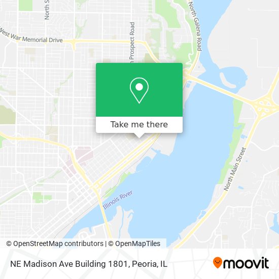 Mapa de NE Madison Ave Building 1801