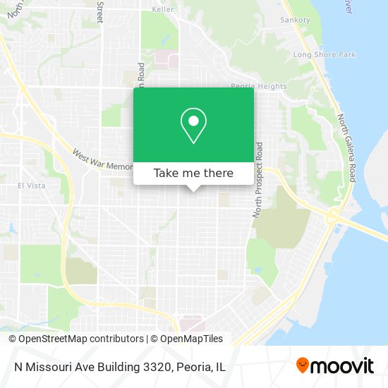 Mapa de N Missouri Ave Building 3320