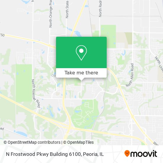 Mapa de N Frostwood Pkwy Building 6100