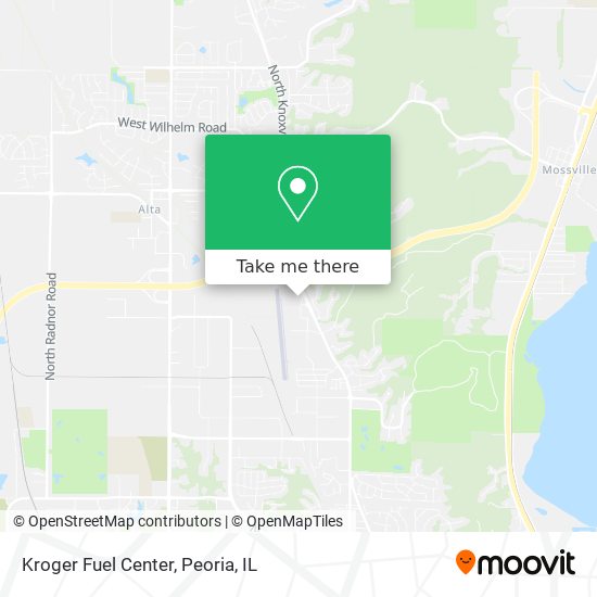 Kroger Fuel Center map