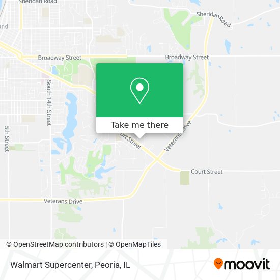 Walmart Supercenter map