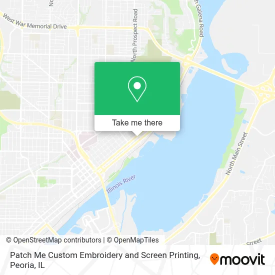 Patch Me Custom Embroidery and Screen Printing map