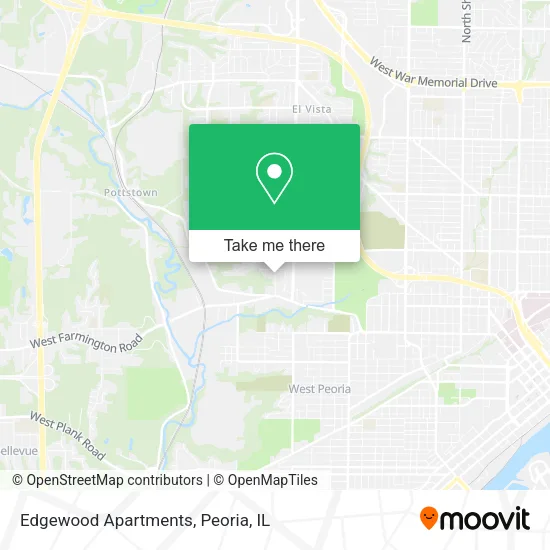 Edgewood Apartments map